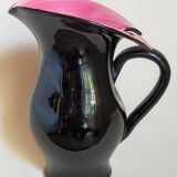 Bicolor pitcher of the Norman Potteries of Louviers 50s
