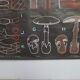 Affiche vintage Dr Audoux thème champignon