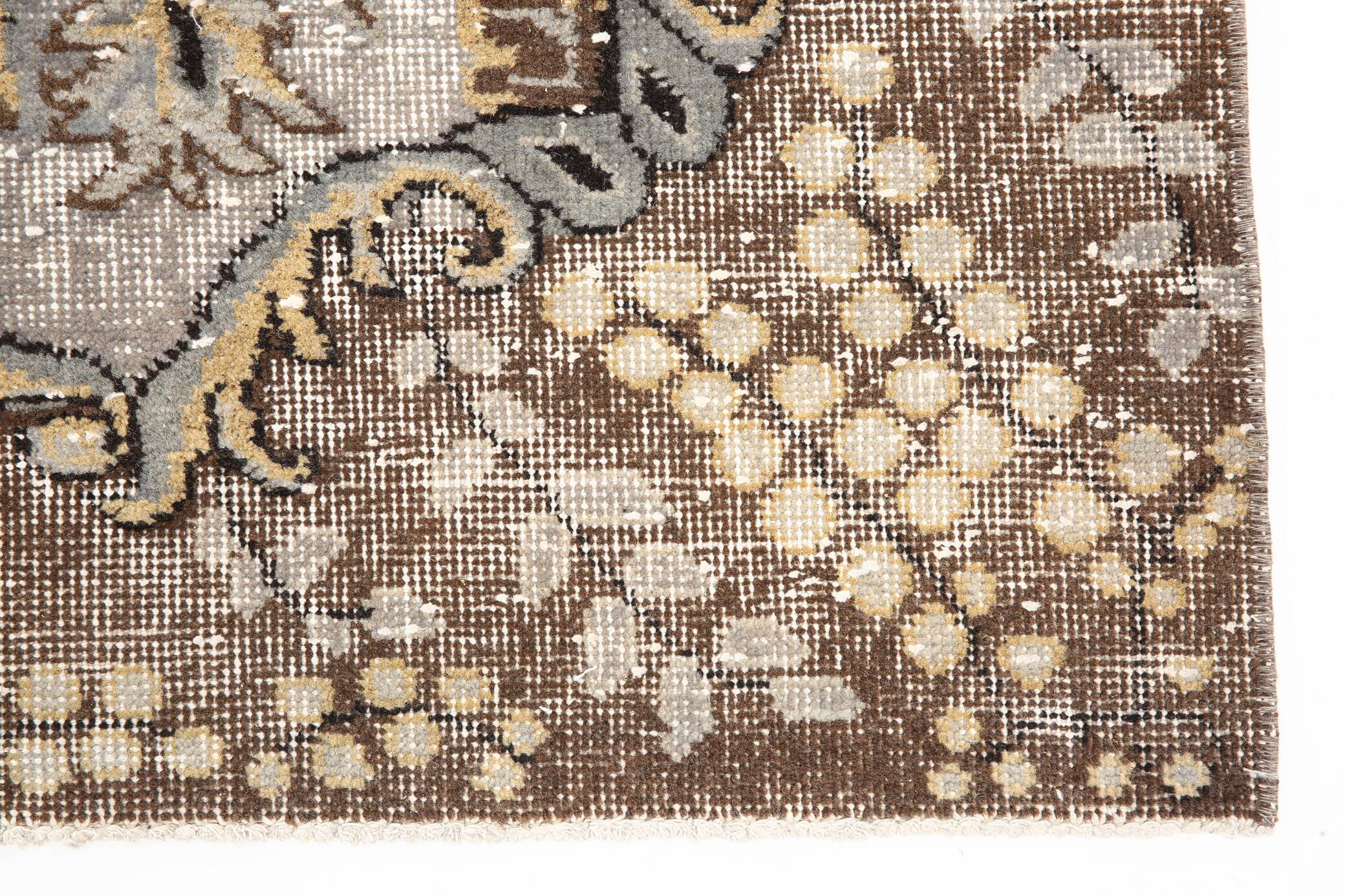 7x10 Rug For Living Room Classic Vintage Turkish Rug, 201x324Cm SK 1871