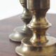 Vintage Norwegian Brass Candlesticks, 1970s, Set of 3