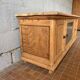 TV cabinet in solid pitch pine - 1960s