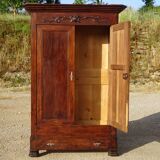 Louis Philippe style walnut wardrobe