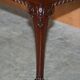 Honduran Mahogany Dressing Table with Lion Paw Carved Legs, Victorian Style