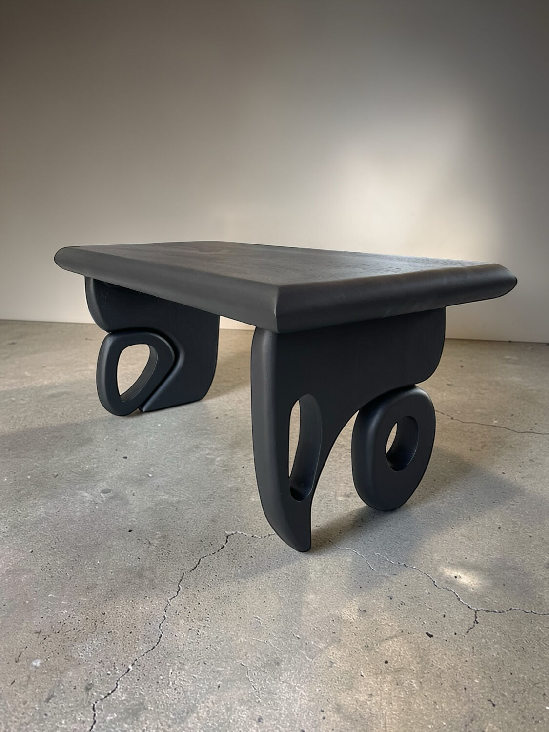 Solid oak coffee table