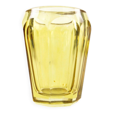 Vase, Art Deco, crystal, Moser, Czechoslovakia, 1930s
