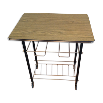 Vinyls and magazines rack