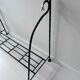 Wrought iron coat rack