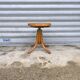 Tabouret en bois courbé réglable