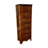 Lady's secretary in marquetry stamped