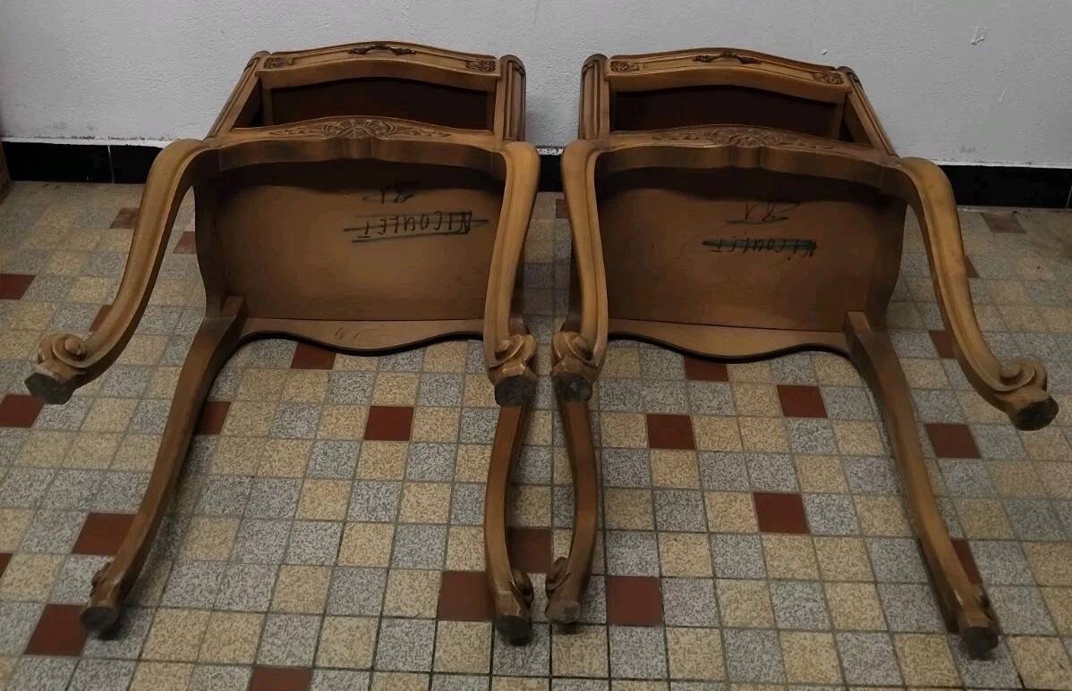 Pair of Antique Louis XV Style Nightstands