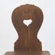 Chaise d'art populaire primitif