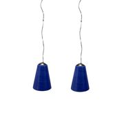Mid-century italian murano glass light pendants, set of 2