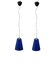 Mid-century italian murano glass light pendants, set of 2