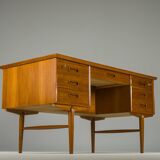 Mid-Century Modern Danish Teak Desk, 1960s
