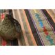 1970s Vintage Turkish Oushak Handmade Wool Cotton Tan Area Rug 145x238