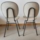Lot de 4 chaises vintage années 50/60