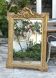 Large antique fireplace mirror with a wooden and gilded stucco pediment, Napoleon III style.