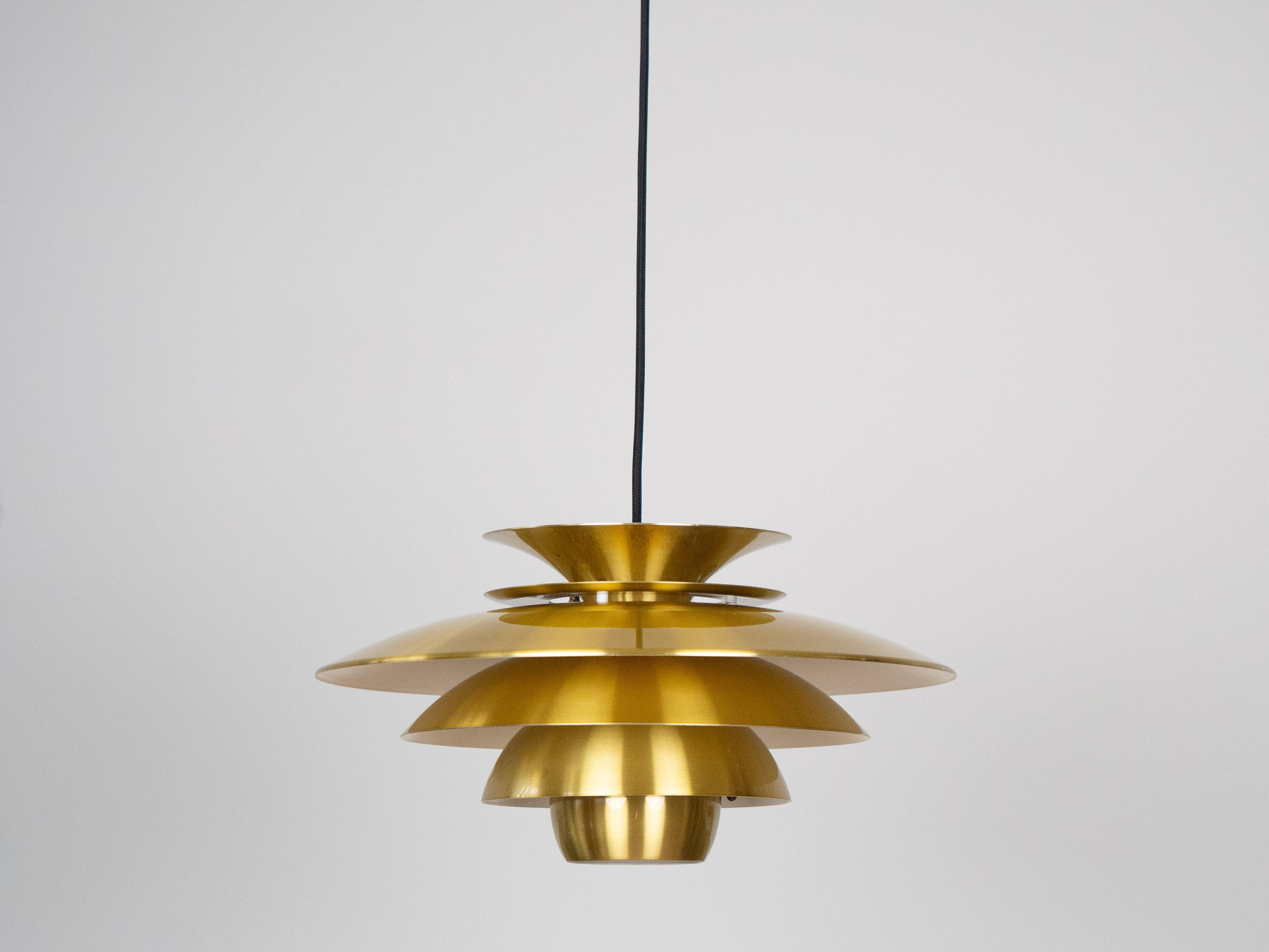 Danish vintage pendant lamp Verona, 1980s
