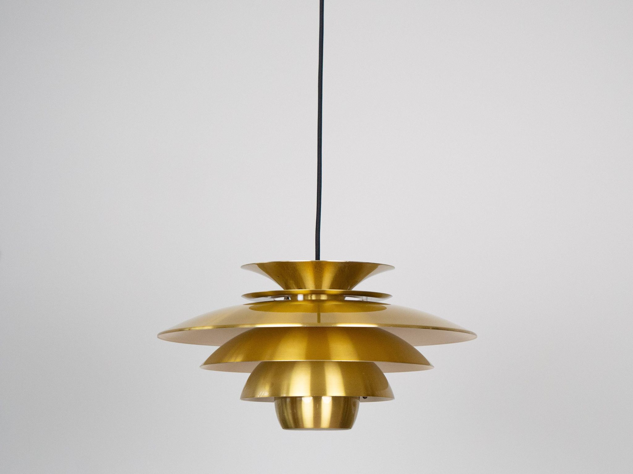 Vintage Danish hanging lamp Verona, 1980s