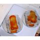 Pair of sconces Mazzega bicolor murano glass 1970