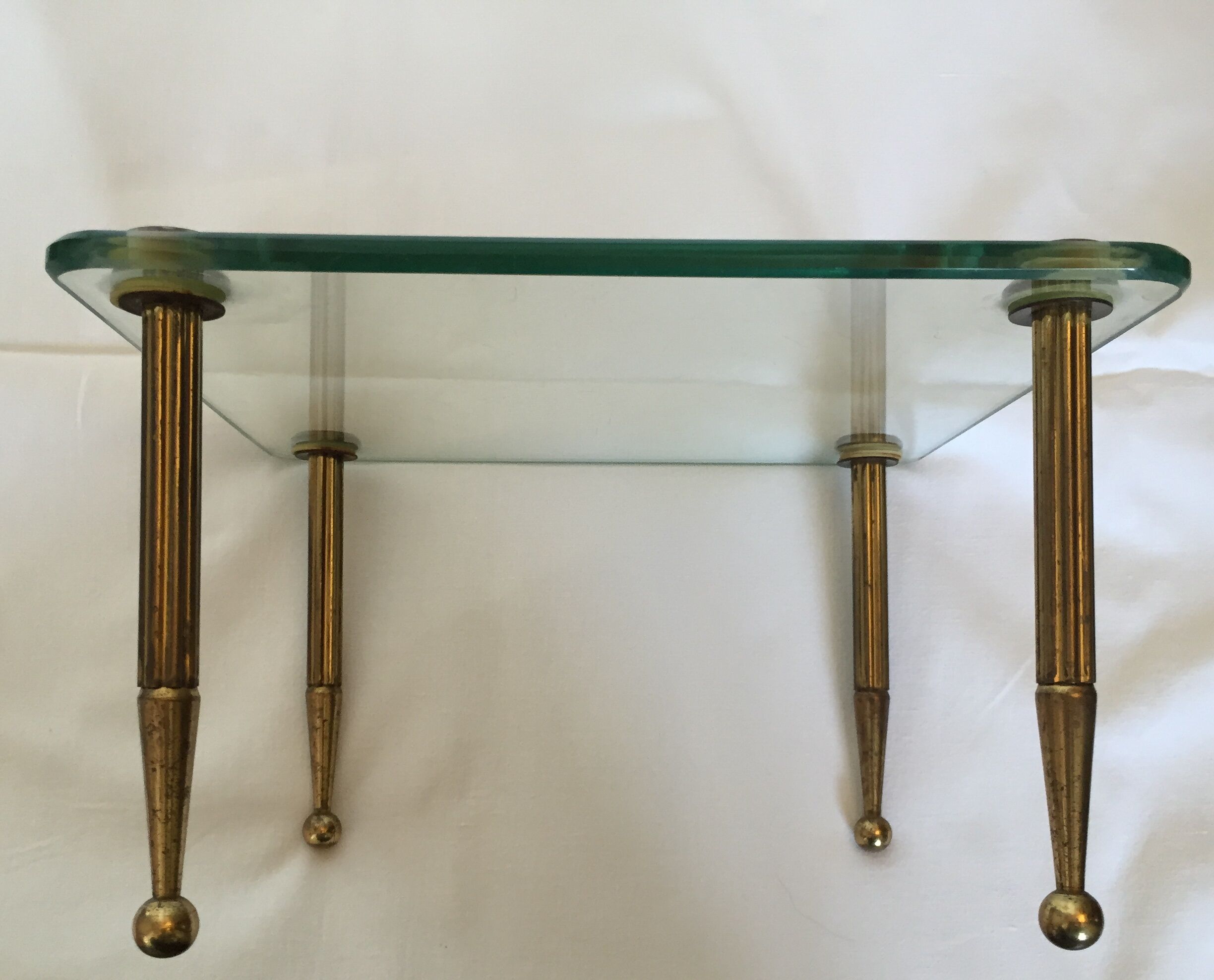 Coffee table in glass