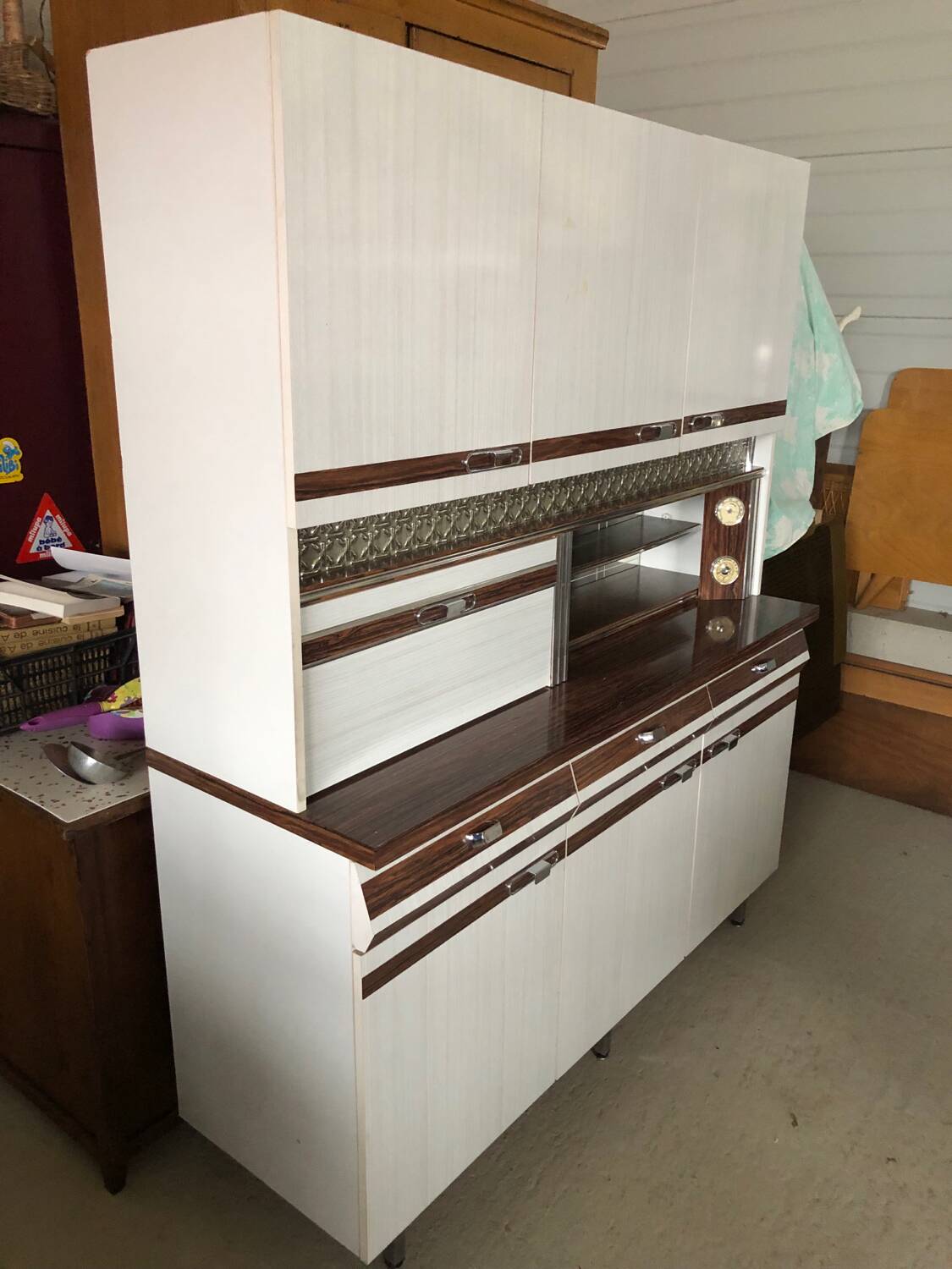 Formica kitchen bar cabinet