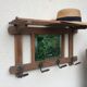 Door wall coats with mirror vintage 1940/1950