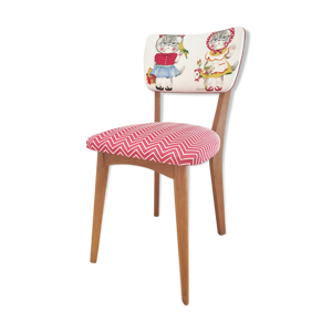 Chaise vintage lovely cats