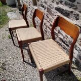 3 chairs Niels Otto Moller