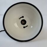 Ancienne petite suspension emaillee industrielle