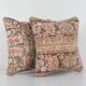 Set of 2 vintage Turkish cushion covers 46x46 cm