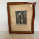 Ancienne photographie mariés couple