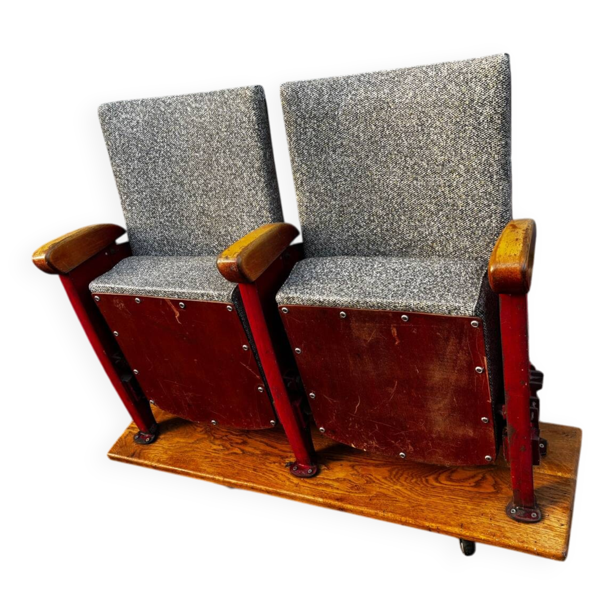 Pair of cinema seats