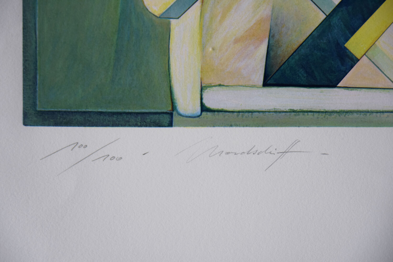 Mondschiff, Original Serigraph by Peter Foeller, 1990