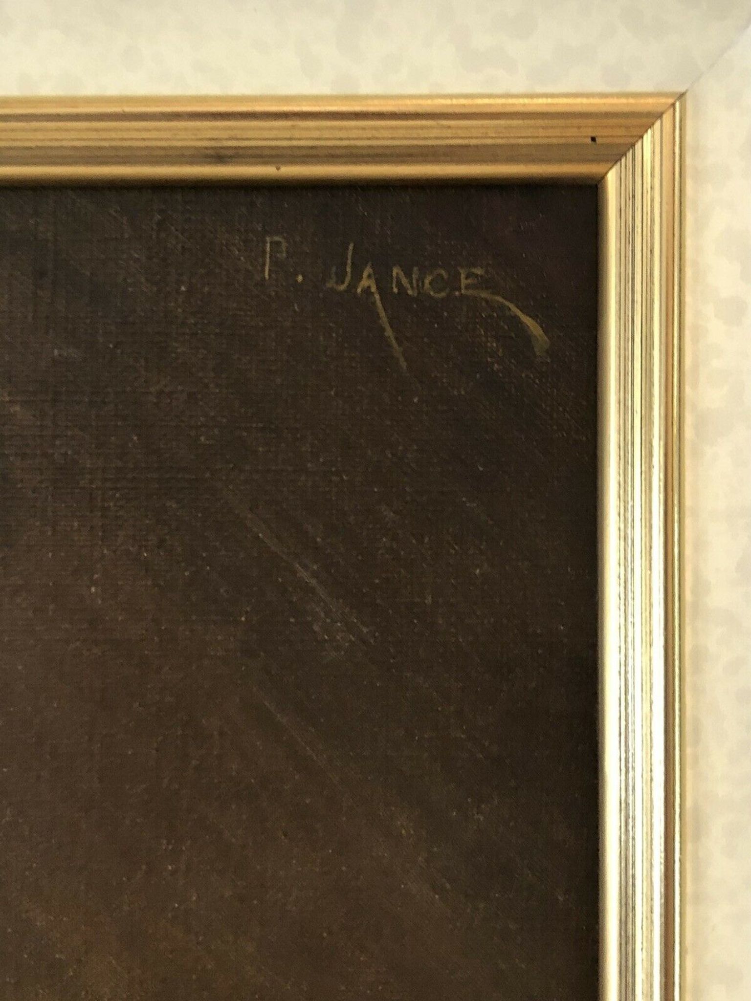 Paul Claude Jance, oil on canvas