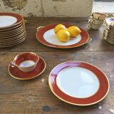 Set plates and coffee Limoges Taourel
