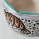 Italian ceramic dish with marine relief decoration from San Marino, 1960s-70s