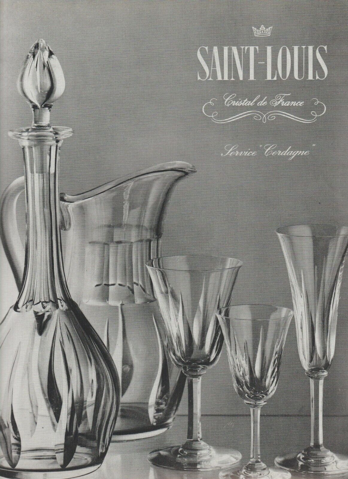 Saint louis cerdanya 6 flutes a champagne cristal - 18.8 cm