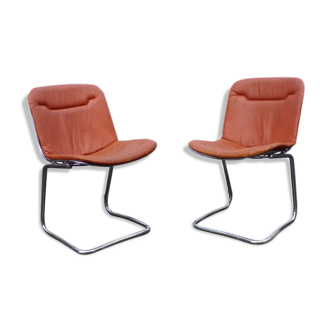 Set of 2 Gaston Rinaldi chairs