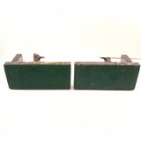 Art Deco Bookends of Doe Lying on Portor Marble