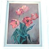 Bouquet of Tulips painting by Gauthier 20th century