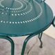 Série de 4 fauteuils de Jardin Fermob en fer ancien