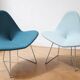 Pair of My Flower armchairs, Parri