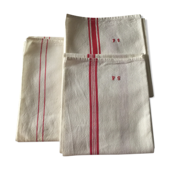 Trio of cotton towels