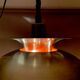 Scandinavian Danish aluminium 4-light hanging lamp