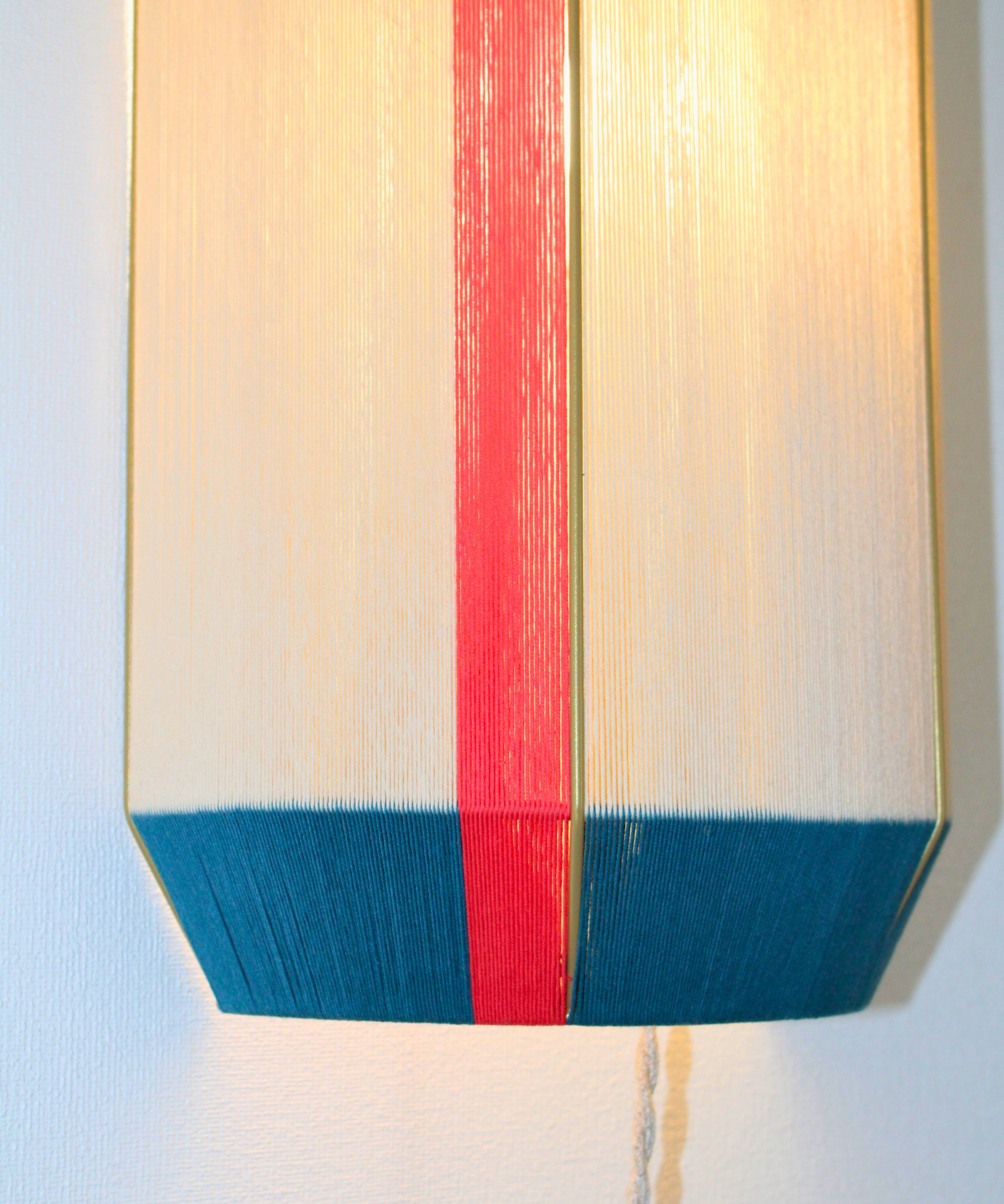 Applique murale paon – corail