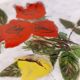 Set of 2 glazed ceramic dessert plates signed ZINGARO - Italy 1960s