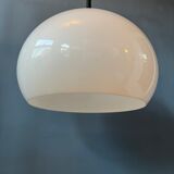 White pendant lamp Guzzini Jolly space age