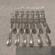 12 silver-plated dessert forks, silversmith Boulenger, LXV semi-rich