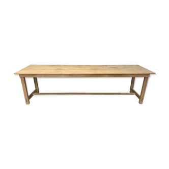 Table de ferme en bois brut